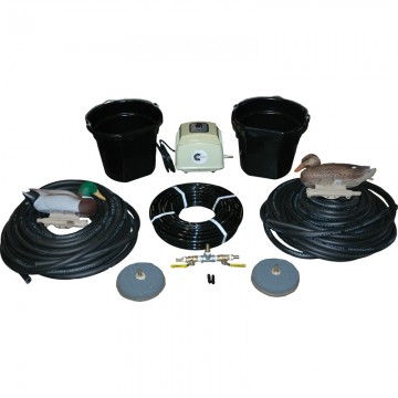 Complete Aeration System - Includes Air Pump, 2 Diffusers, Weighted Hose and Accessories