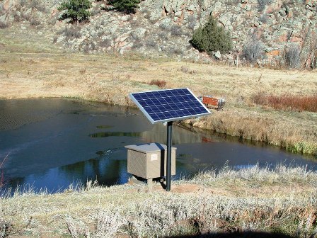 Solar Aeration Systems with Batteries for Large Pond Lakes